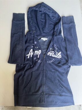 Aeropostale Kids Navy Zip Hoodie - Girls